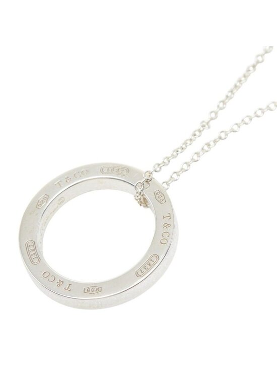 Tiffany & Co. Jewelry - Tiffany & Co Open Circle Pendant Necklace Silver